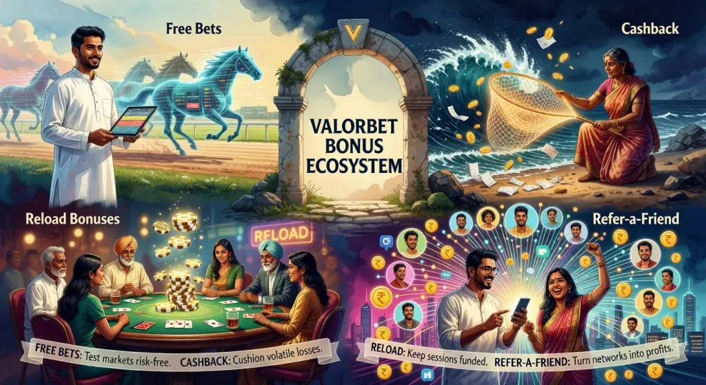 Free Bets, Cashback & Refer-a-Friend: All Valorbet Bonus Types Compared