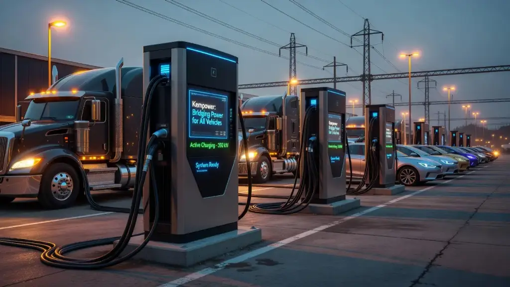 Kempower's New Charger Bridges Cars and Heavy Trucks on One Site