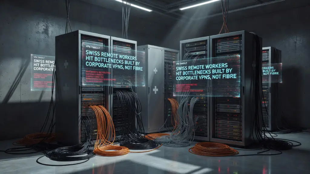 Swiss Remote Workers Hit Bottlenecks Built by Corporate VPNs, Not Fibre